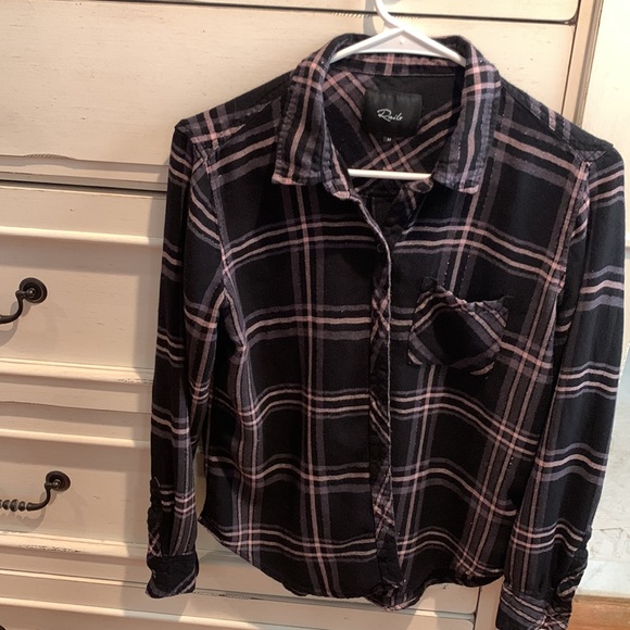 Rails plaid button down (M) - Picture 1 of 4